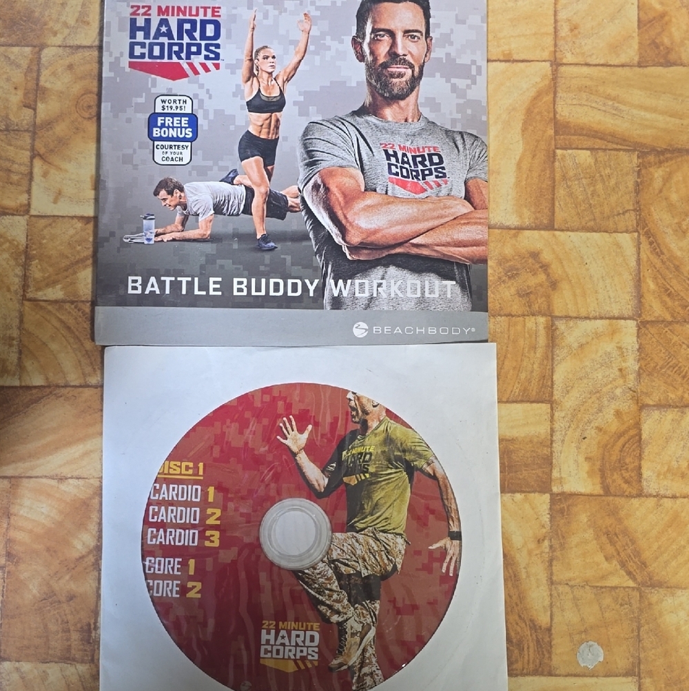 Beachbody 22 Minute Hard Corps Workout DVD - Red and Gray